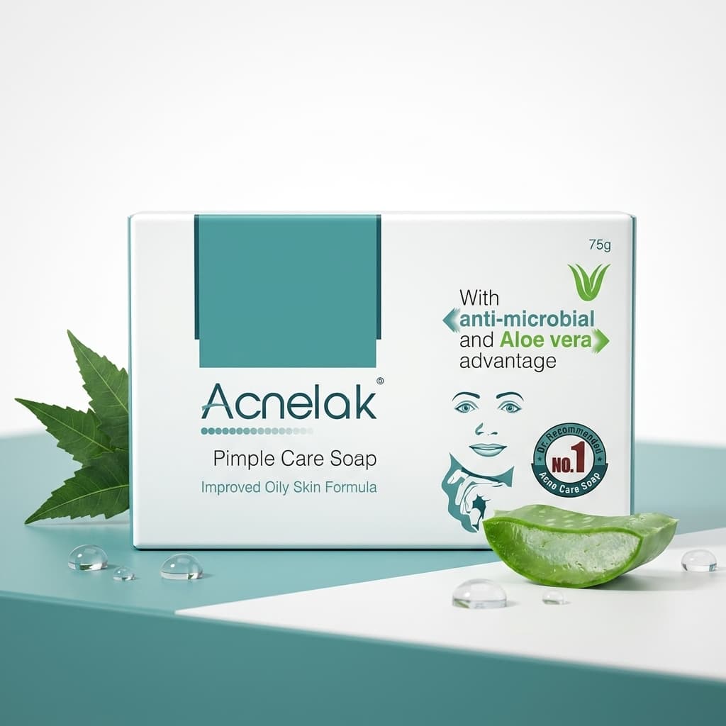 Acnelak Pimple Care Soap 75g (Pack of 3) - Image 1