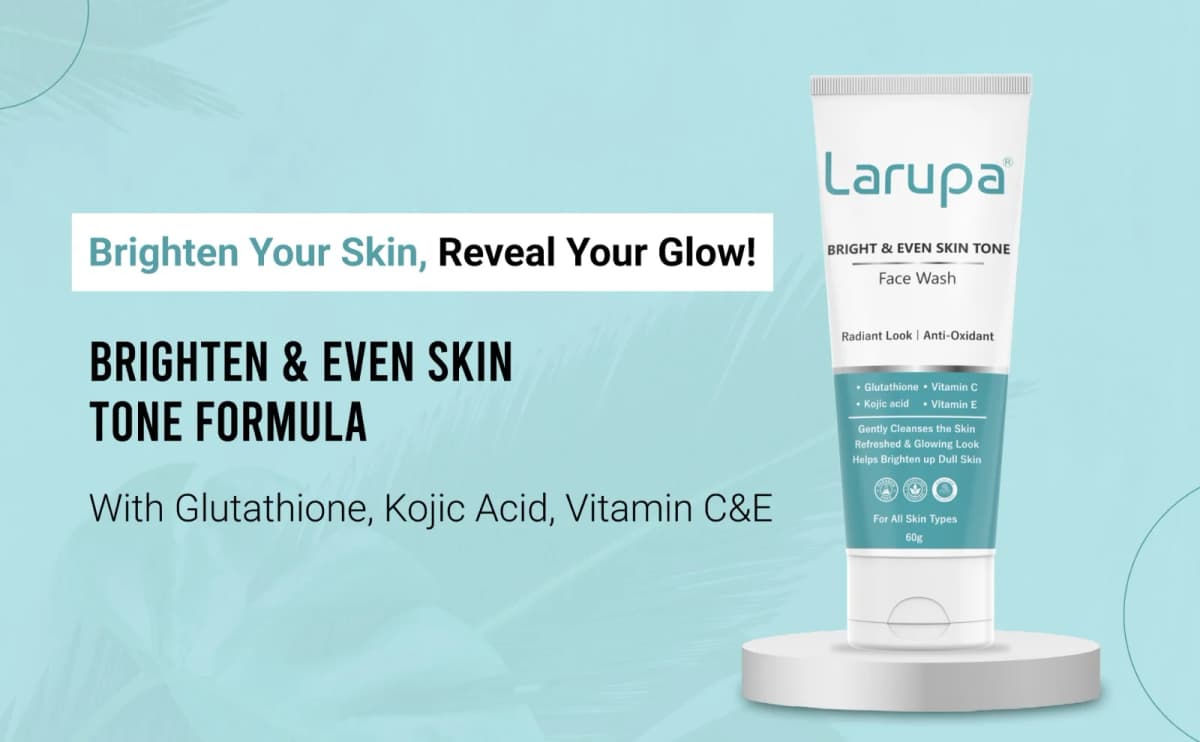Larupa Bright & Even Skin Tone Face Wash - hero-banner