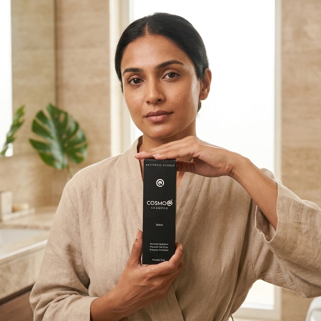 Cosmo Q Hydrating Shampoo for Dry Hair 200ml - Image 2