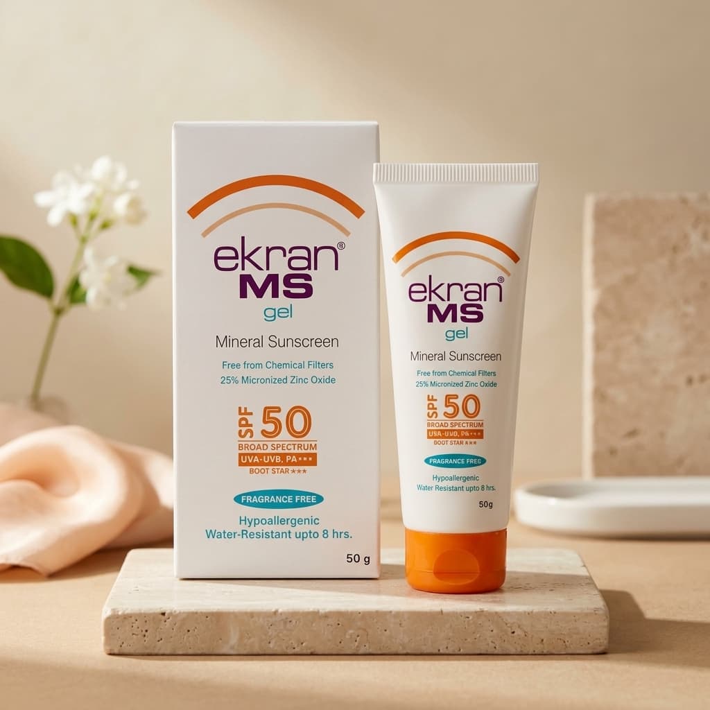Ekran MS Mineral Sunscreen Gel (50gm) - Image 2
