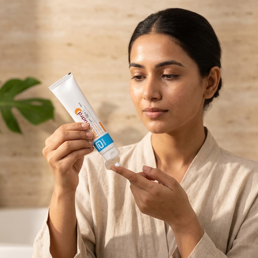 Face Guard Sunscreen Gel SPF 30+ (30gm) - Image 2