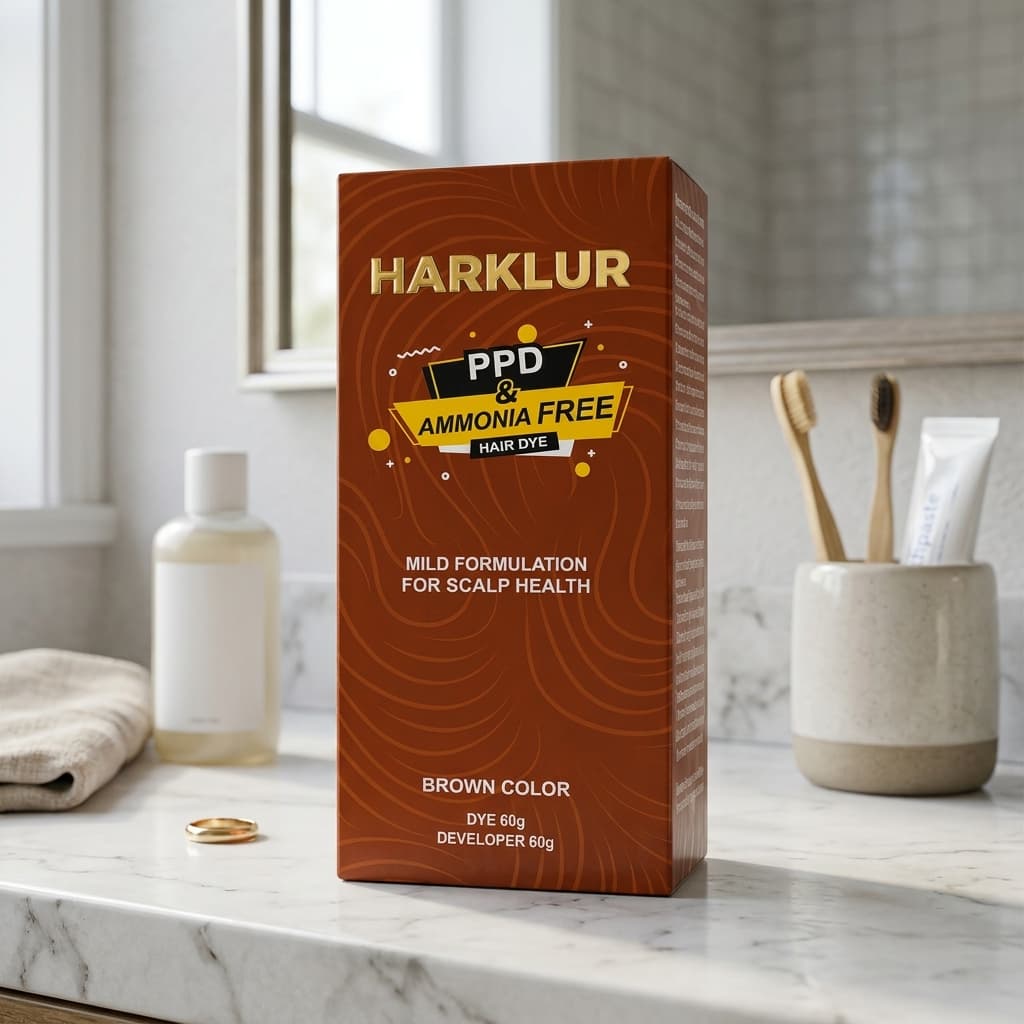 Harklur Hair Colouring Cream (Brown) - Image 2