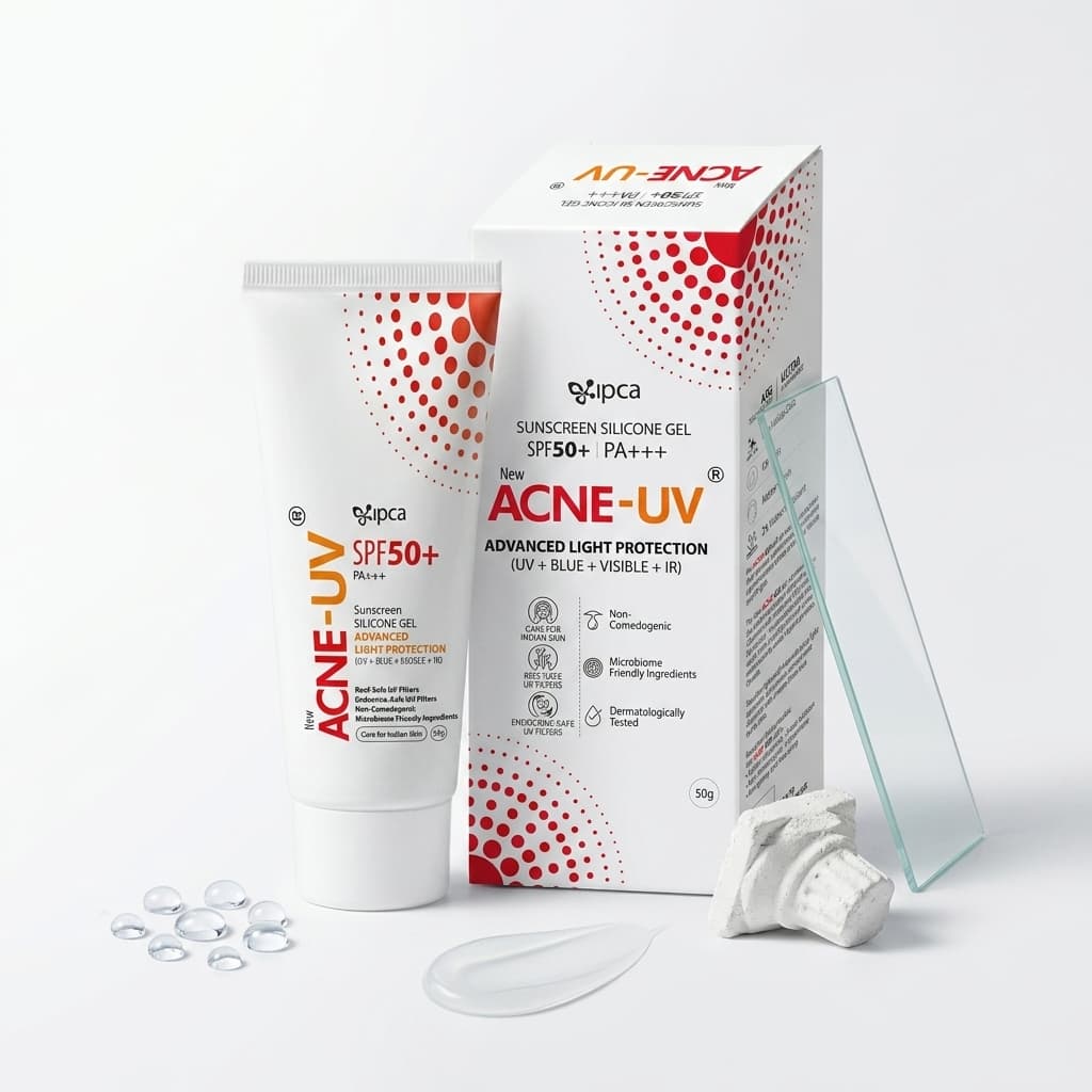 IPCA Acne-UV Gel Sunscreen SPF 50 & PA+++ 50g - Image 1
