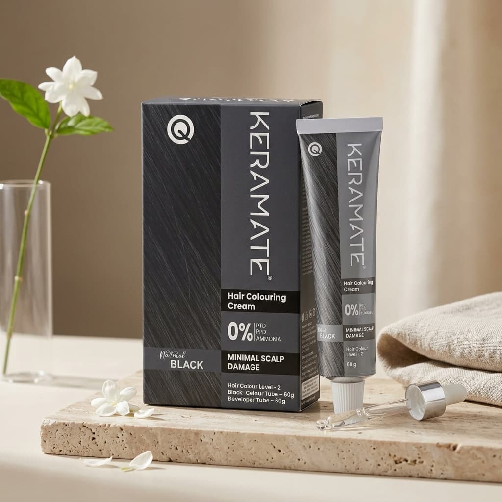 Keramate Hair Colouring Cream (Black)