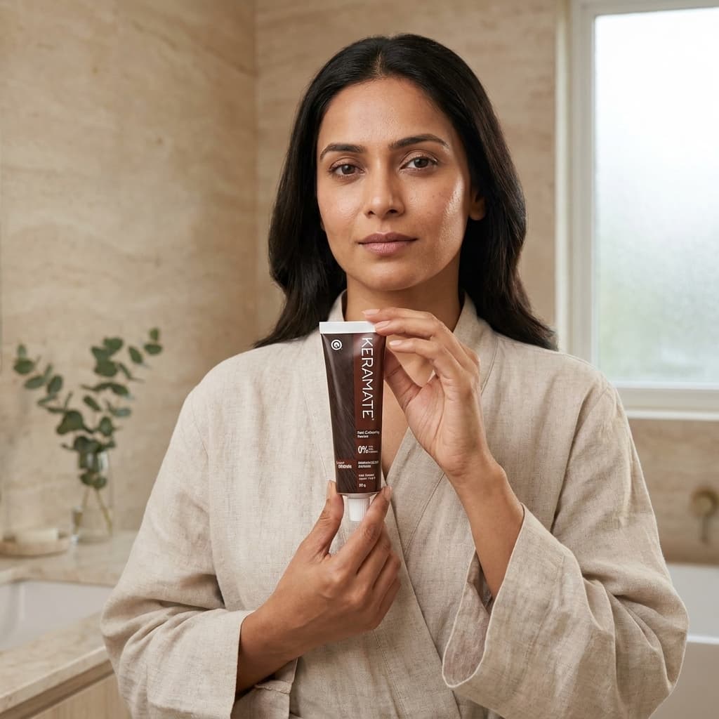 Keramate Hair Colouring Cream (Brown) - Image 2