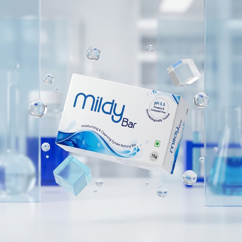 Mildy Syndet Bathing Bar -75 gm, (Pack Of 4) - Image 4