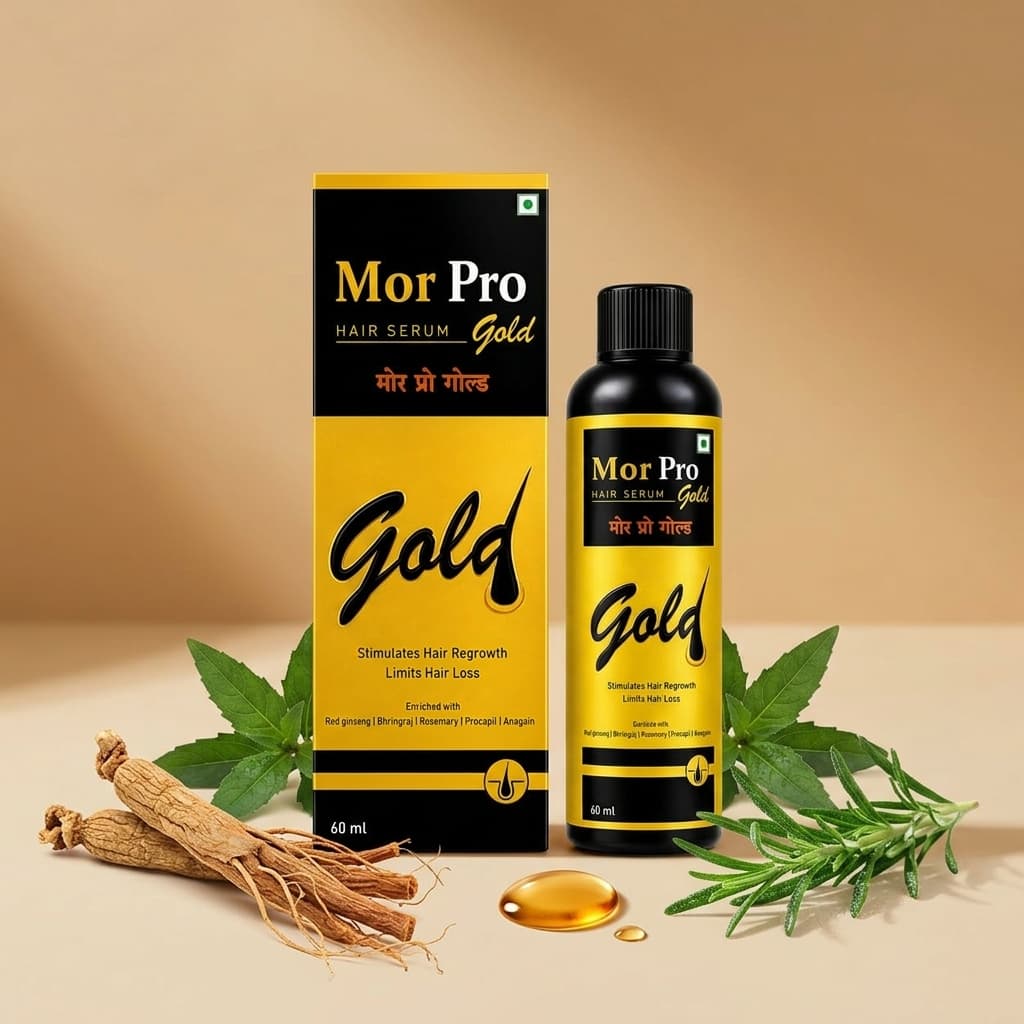 Morr Pro Gold Hair Serum (60ML) - Image 1