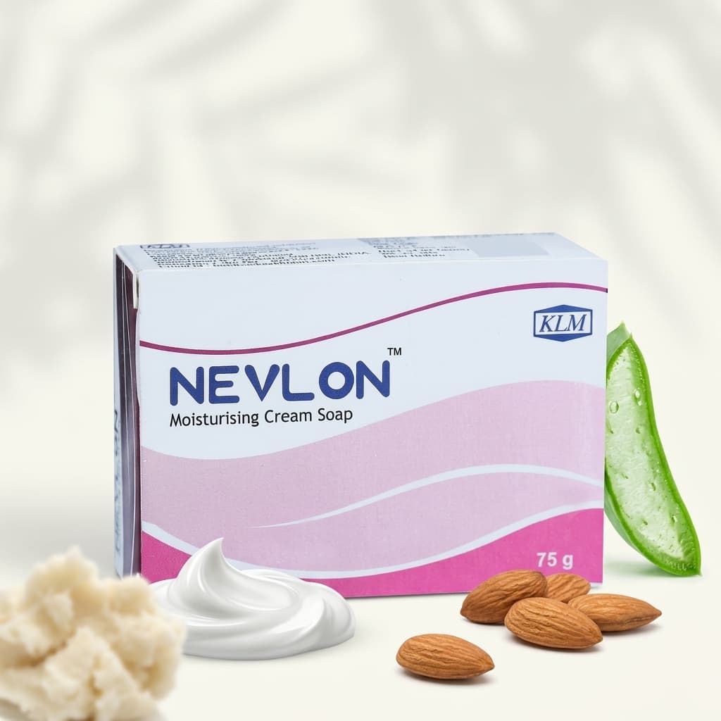 Nevlon Moisturising Cream Soap 75g (Pack of 3) - Image 1