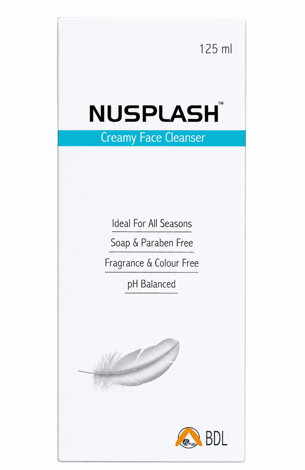 Nusplash Creamy Face Cleanser (125ml) - Image 1