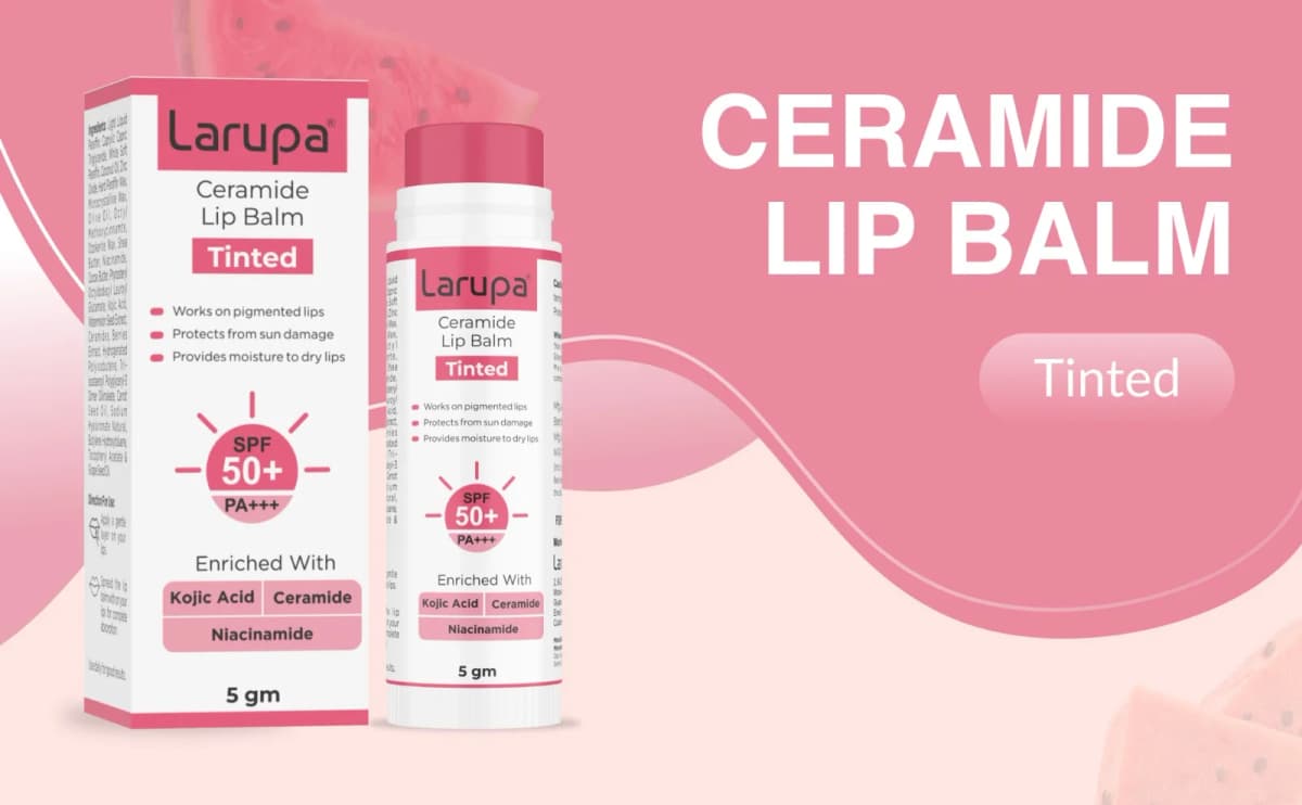 Larupa Tinted Ceramide Lip Balm - hero-banner