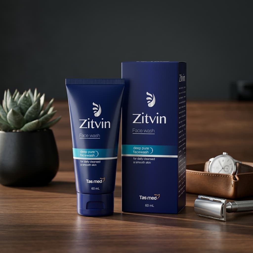 Zitvin Deep Pure Charcoal Face Wash (60 ML) - Image 1